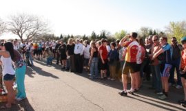 About 80 people came out for the dedication April 13