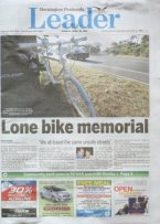 http://mornington-peninsula-leader.whereilive.com.au/news/story/lone-bike-memorial-at-mt-eliza/ http://mornington-peninsula-leader.whereilive.com.au/news/story/lone-bike-memorial-at-mt-eliza/